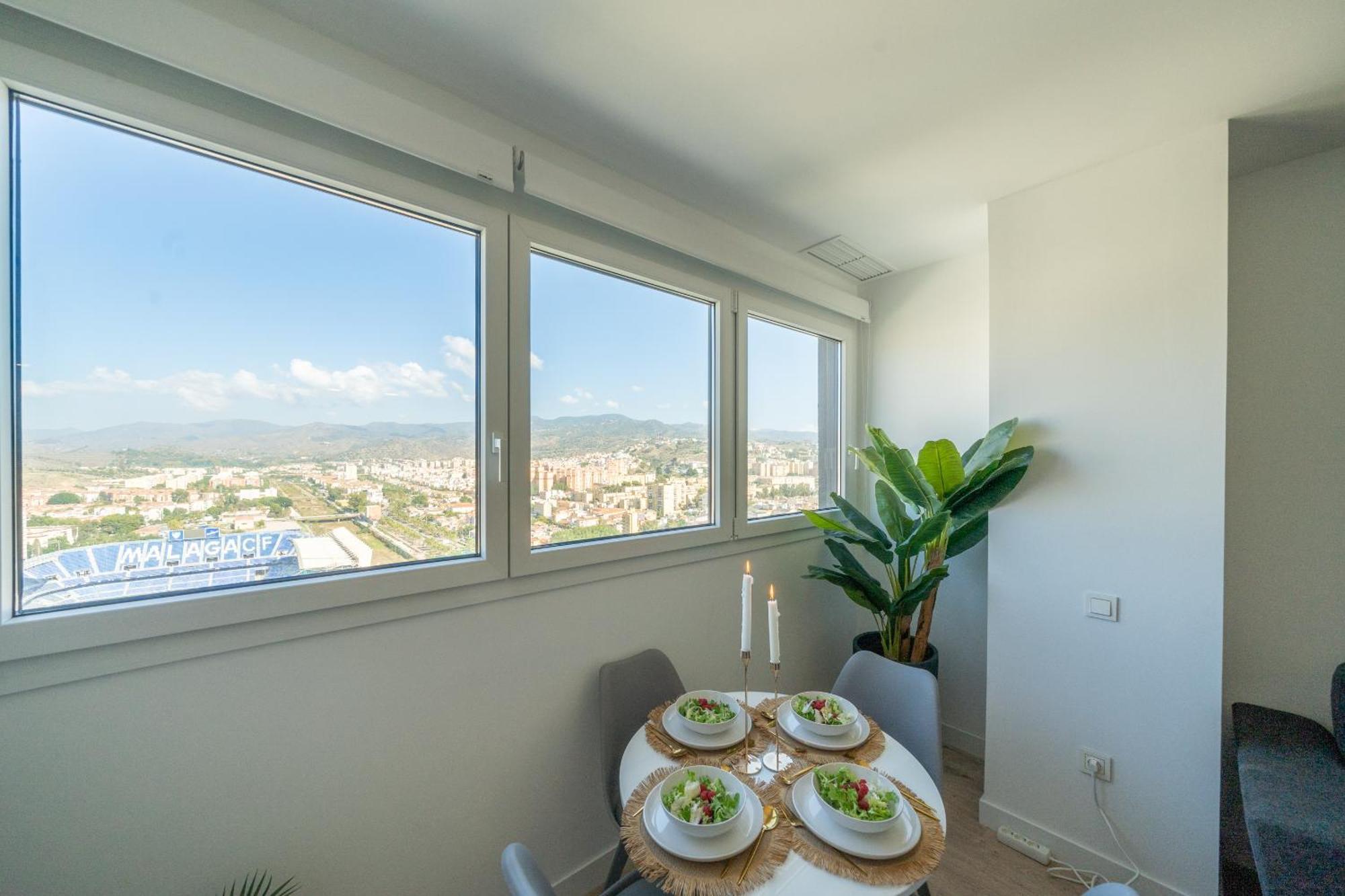Xpce Urban 4 Malaga Skyline - Free Parking Διαμέρισμα Εξωτερικό φωτογραφία